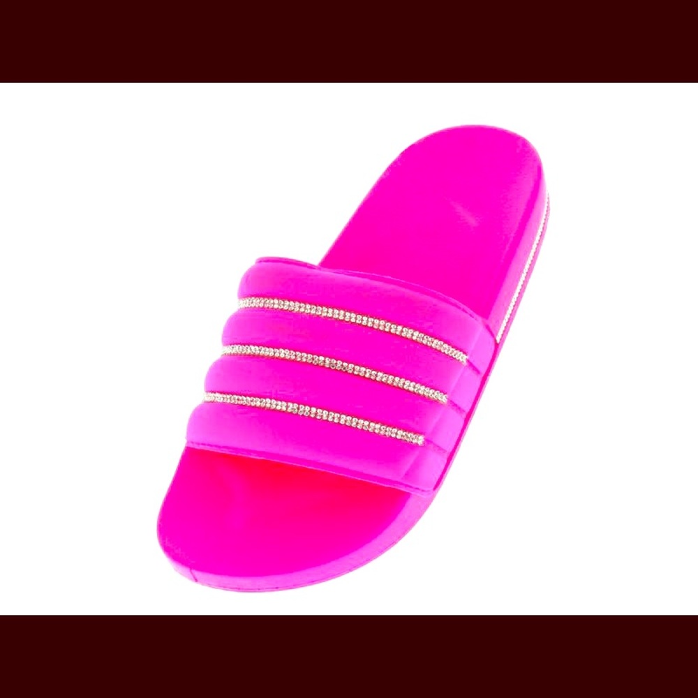 Lil’ Miami Hot Pink Slides